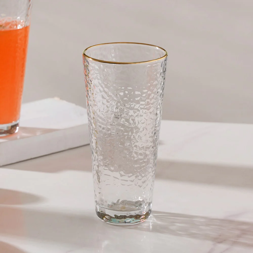 Pebble Textured Medium Drinking Glass Set Of 6 350 ml - Image 5