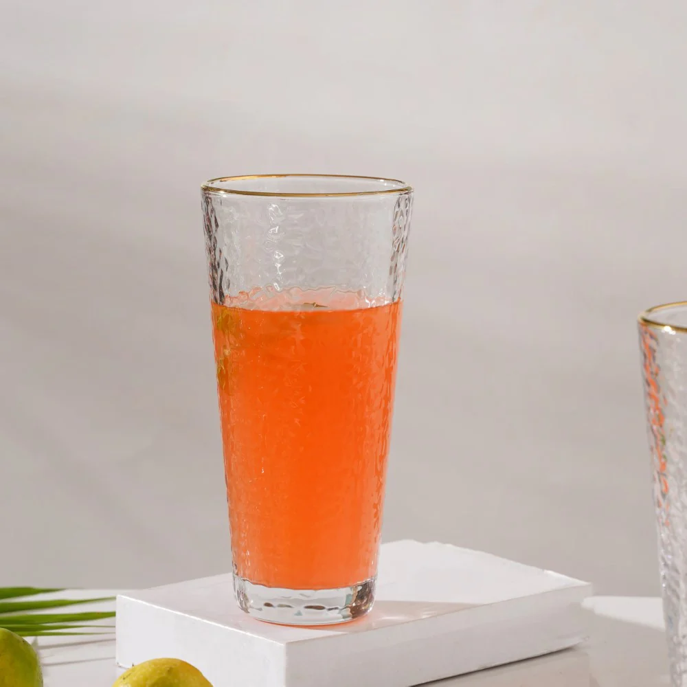 Pebble Textured Medium Drinking Glass Set Of 6 350 ml - Image 6