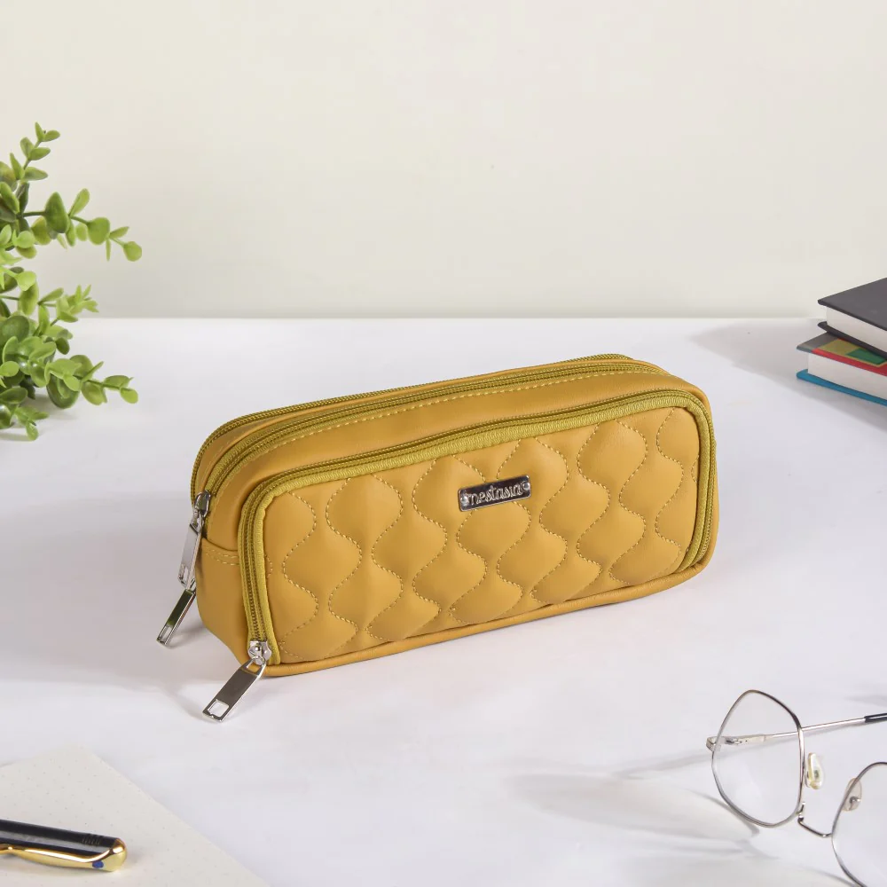 Pencil Pouch Case Yellow - Image 6