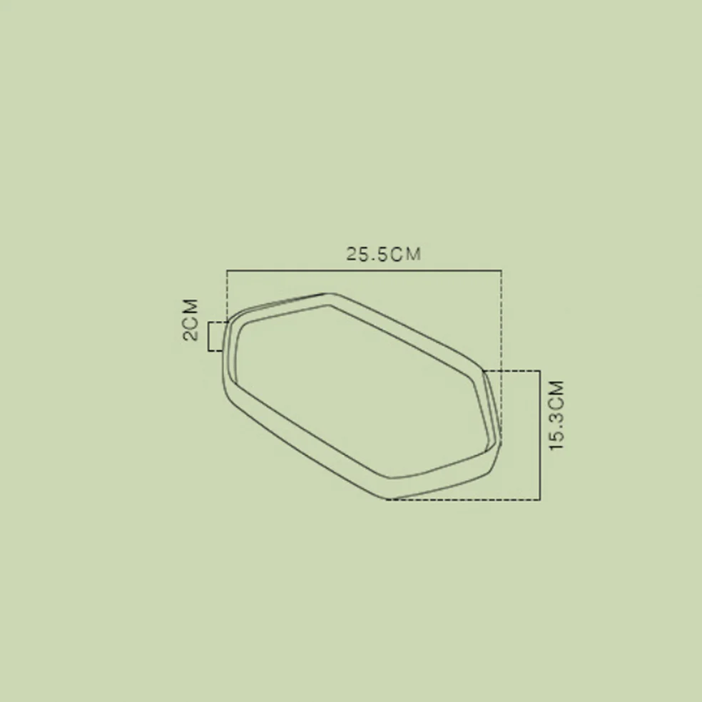 Pentagon Serving Plates - Image 16