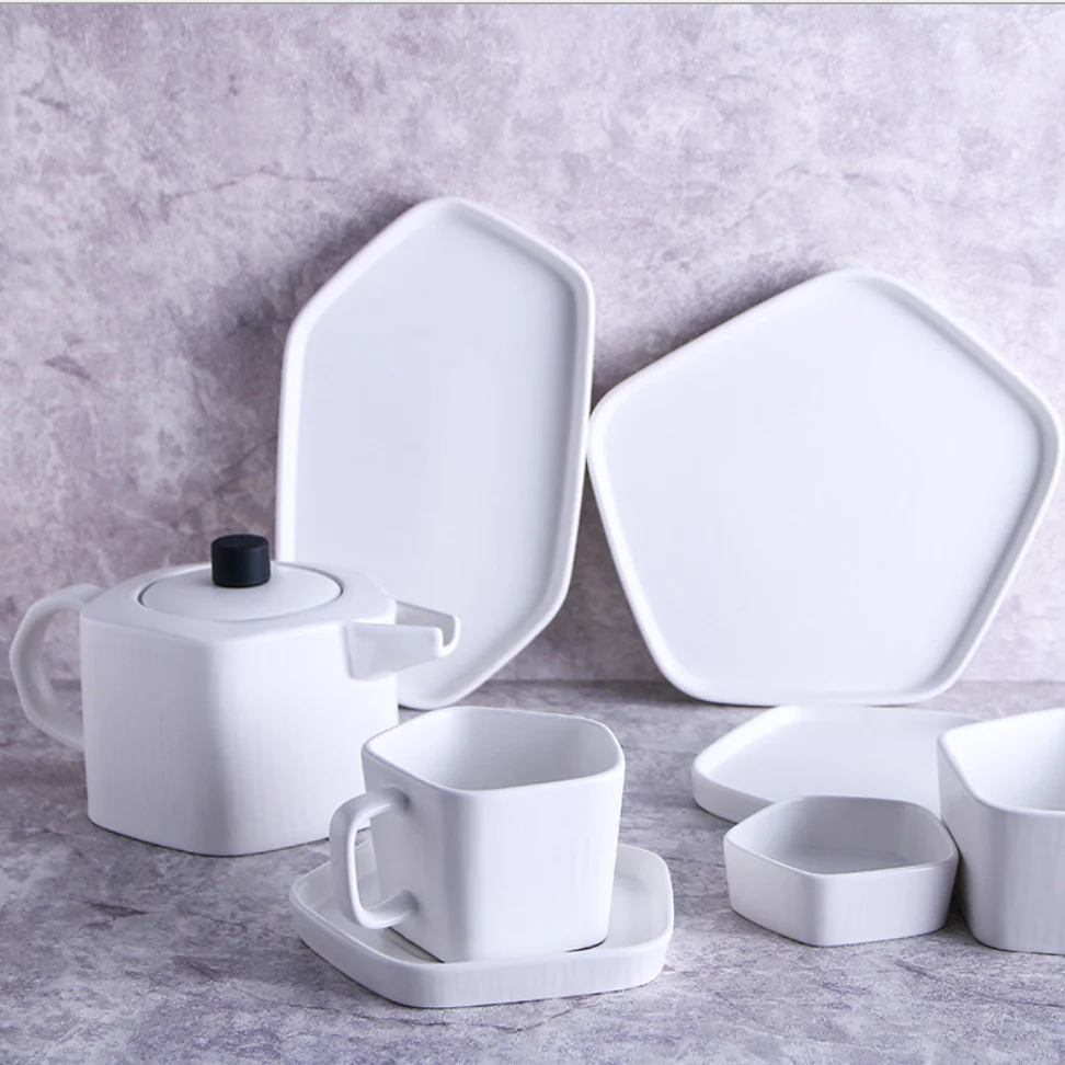 GEOMETRIC Pentagon Tea Pot - Image 3