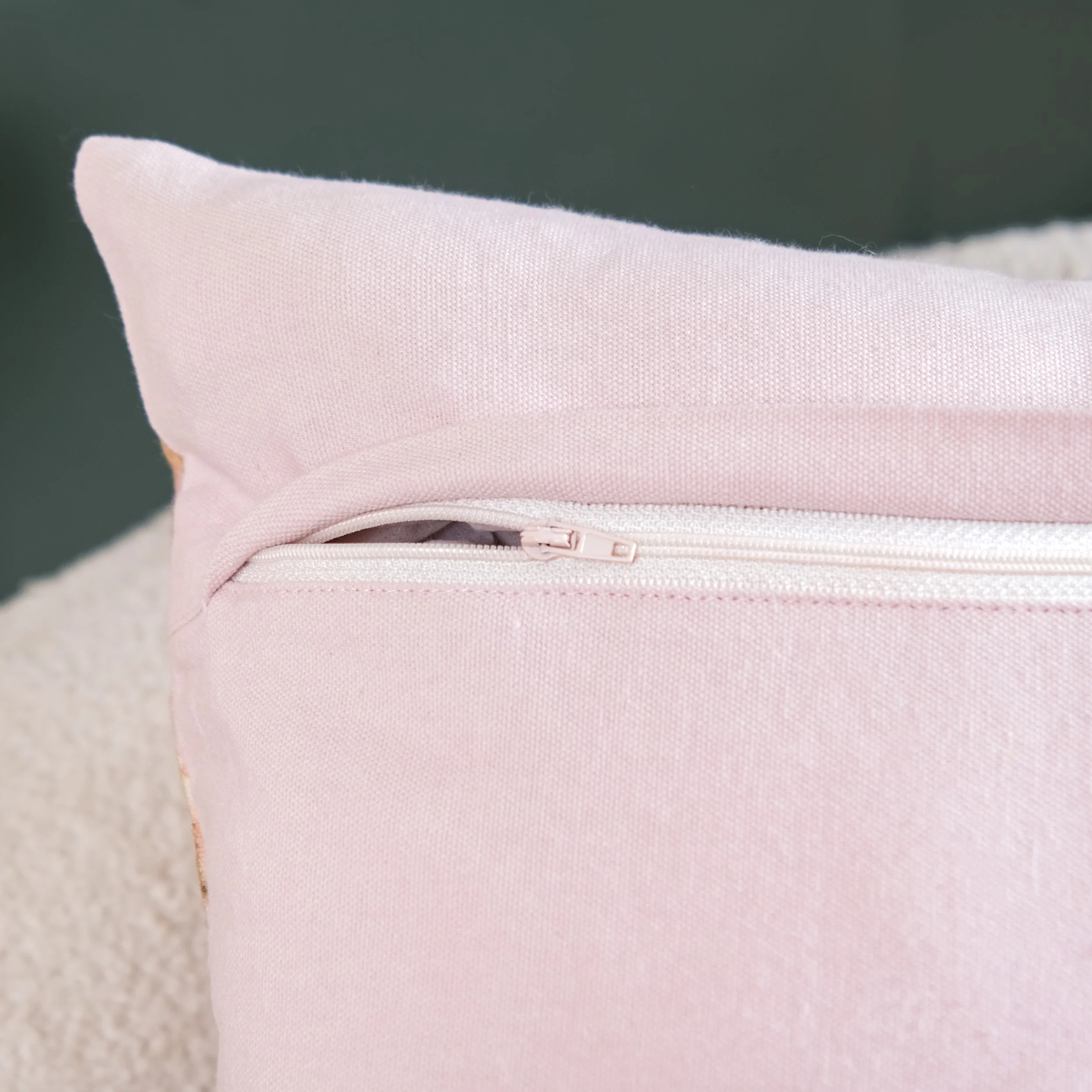 Petal Paradise Cotton Cushion Cover 40x40 cm - Image 7