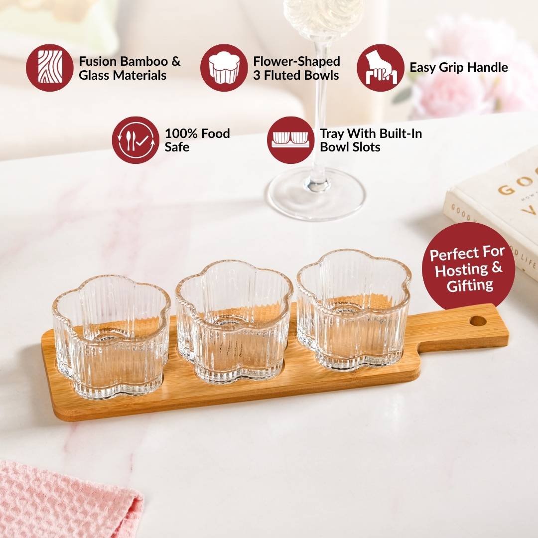 Petalia Platter Set Of 4 - Image 2