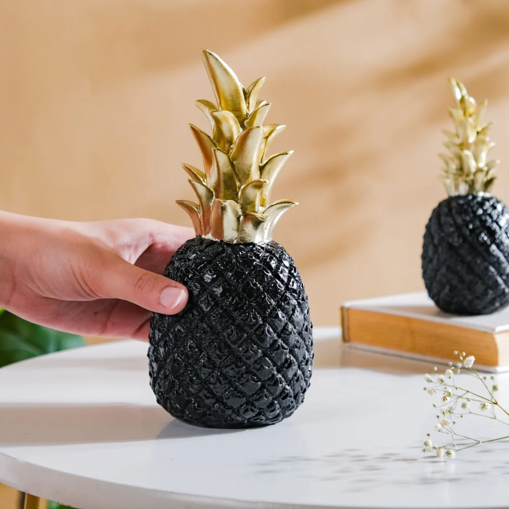 Pineapple Decor Black Medium - Image 2