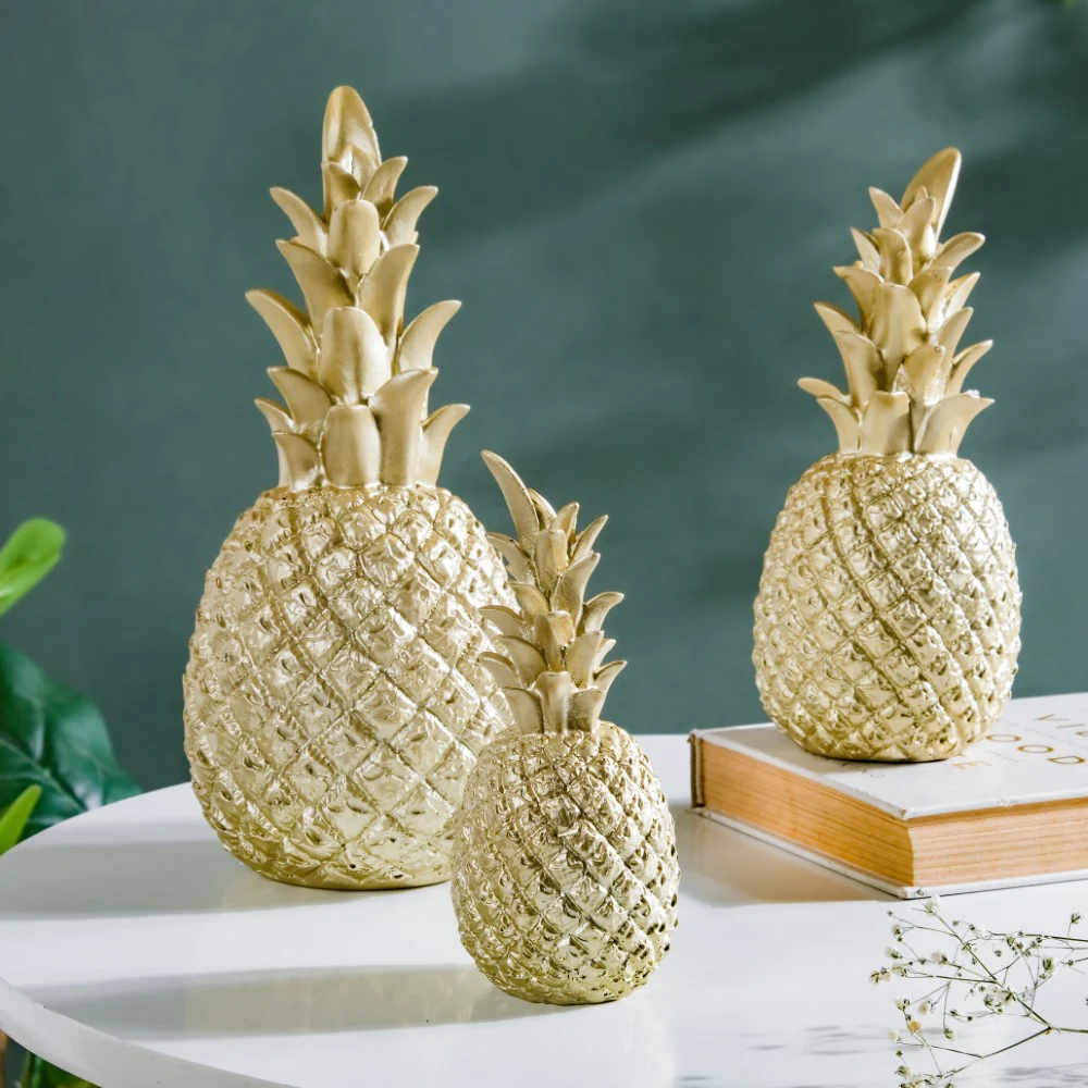 Pineapple Decor Golden Small - Image 10