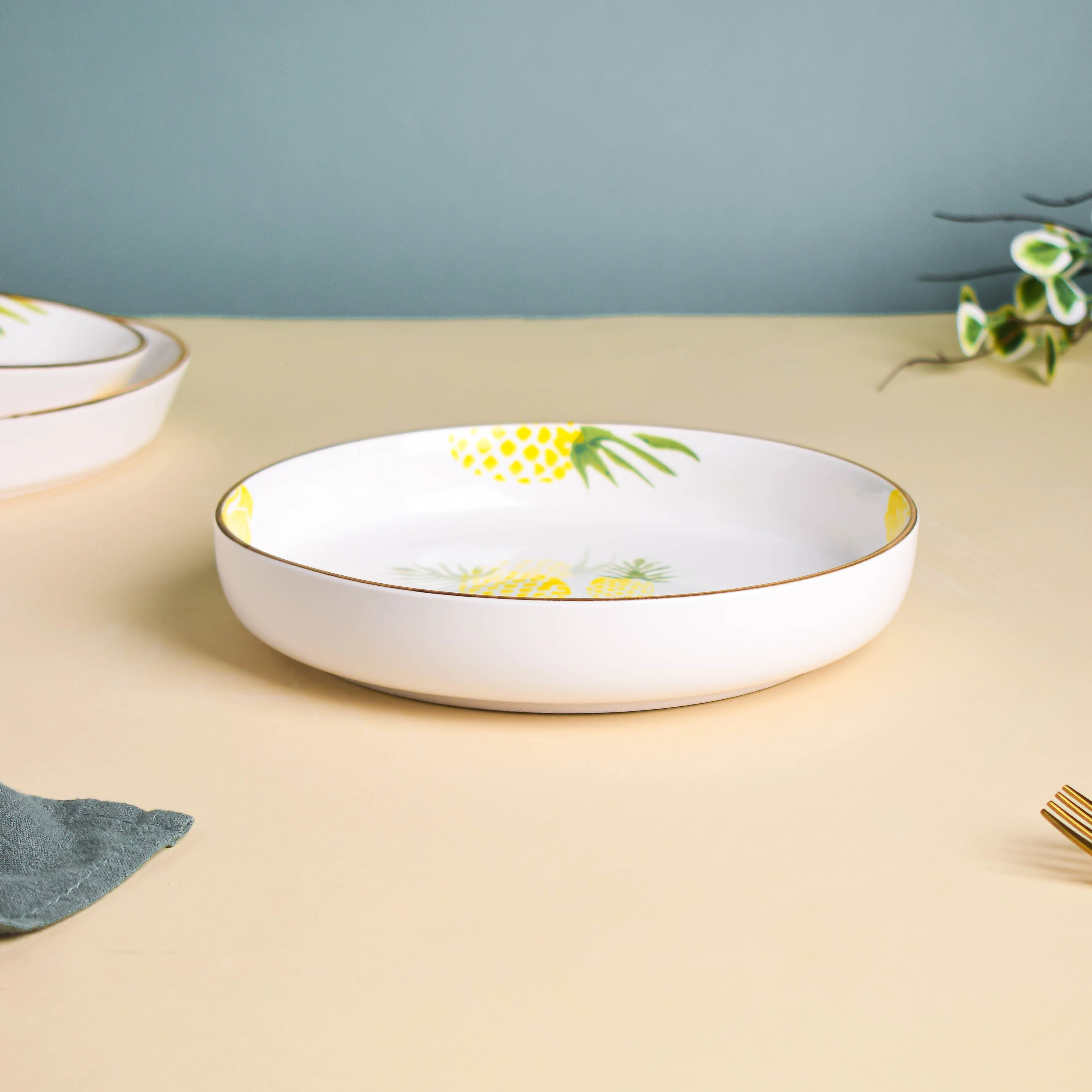 Pineapple Heart Plates Set of 5 - Image 10