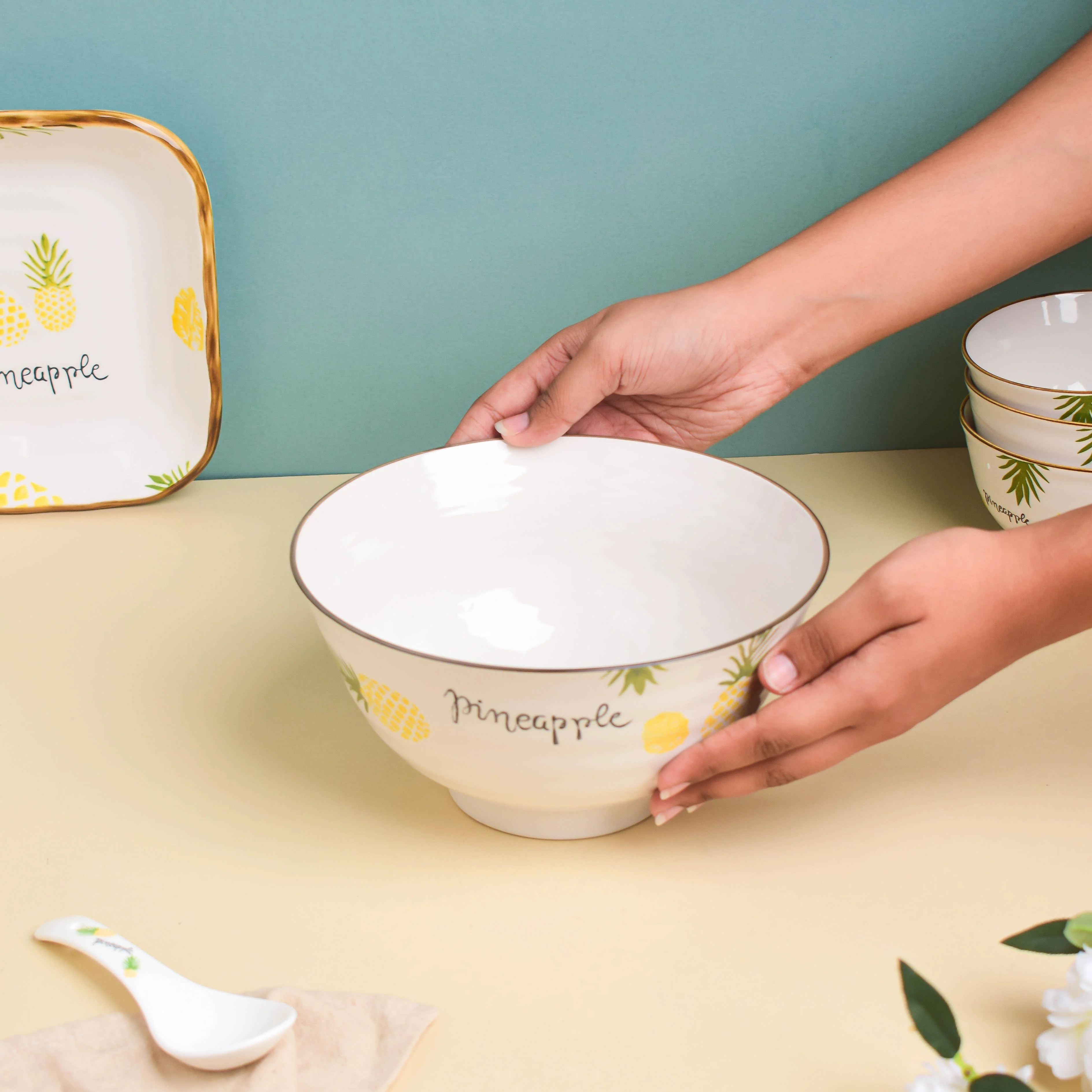 Pineapple Soup Set For 4 - Image 2