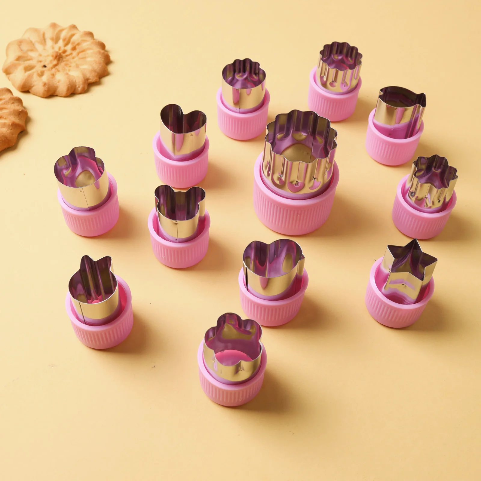 Pink Cookie Cutter Set