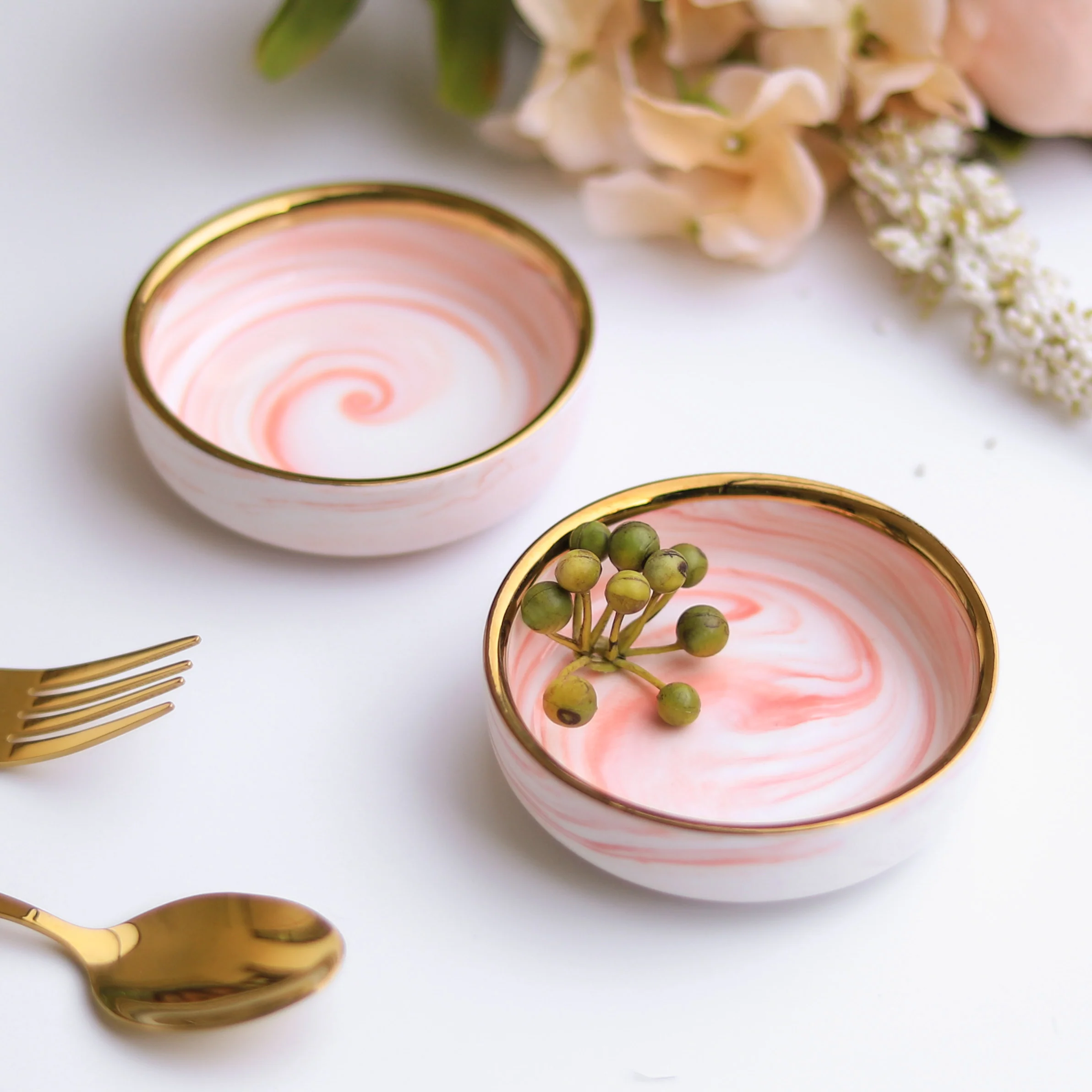 Pink Marble Plate - Image 13