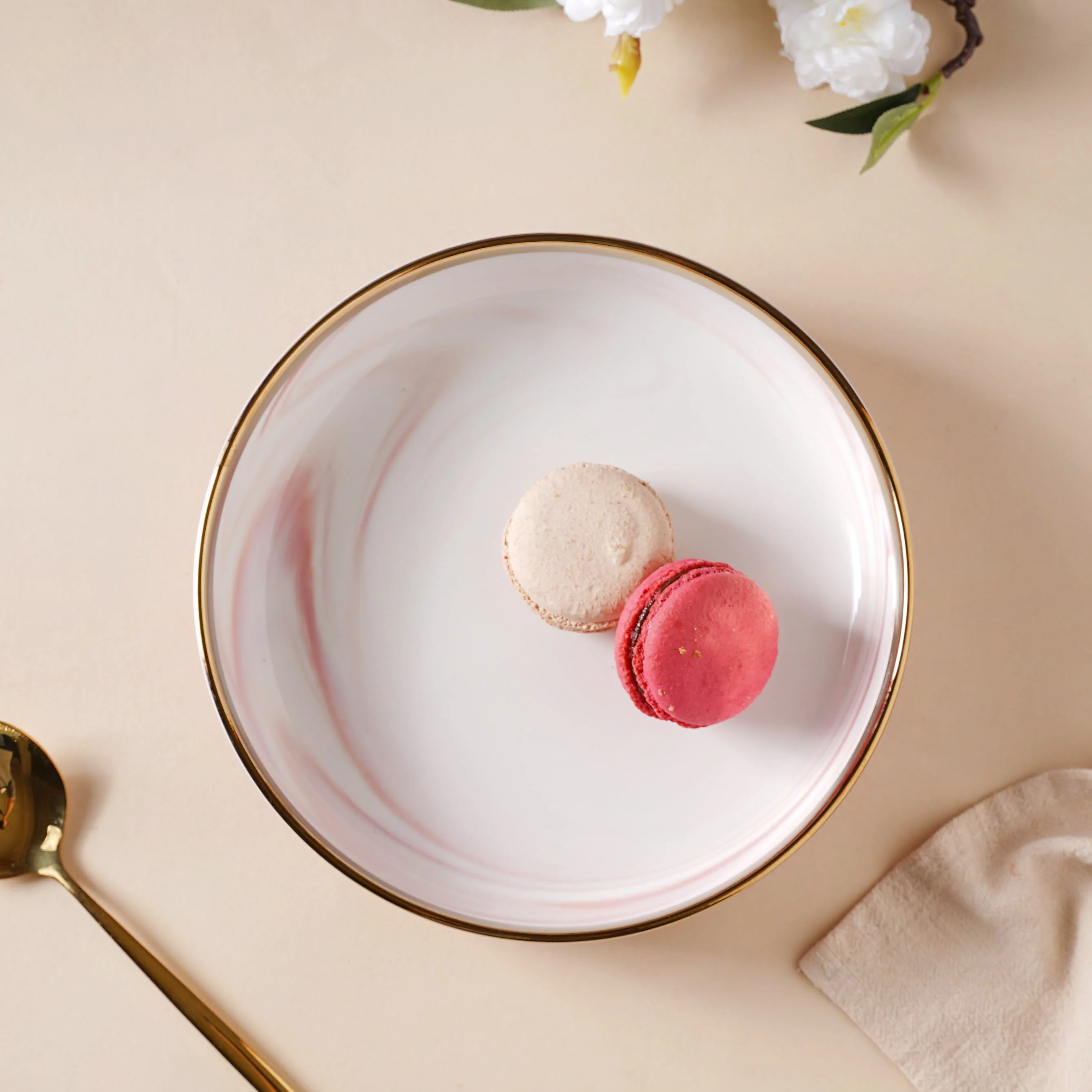 Pink Marble Deep Dish - Image 4