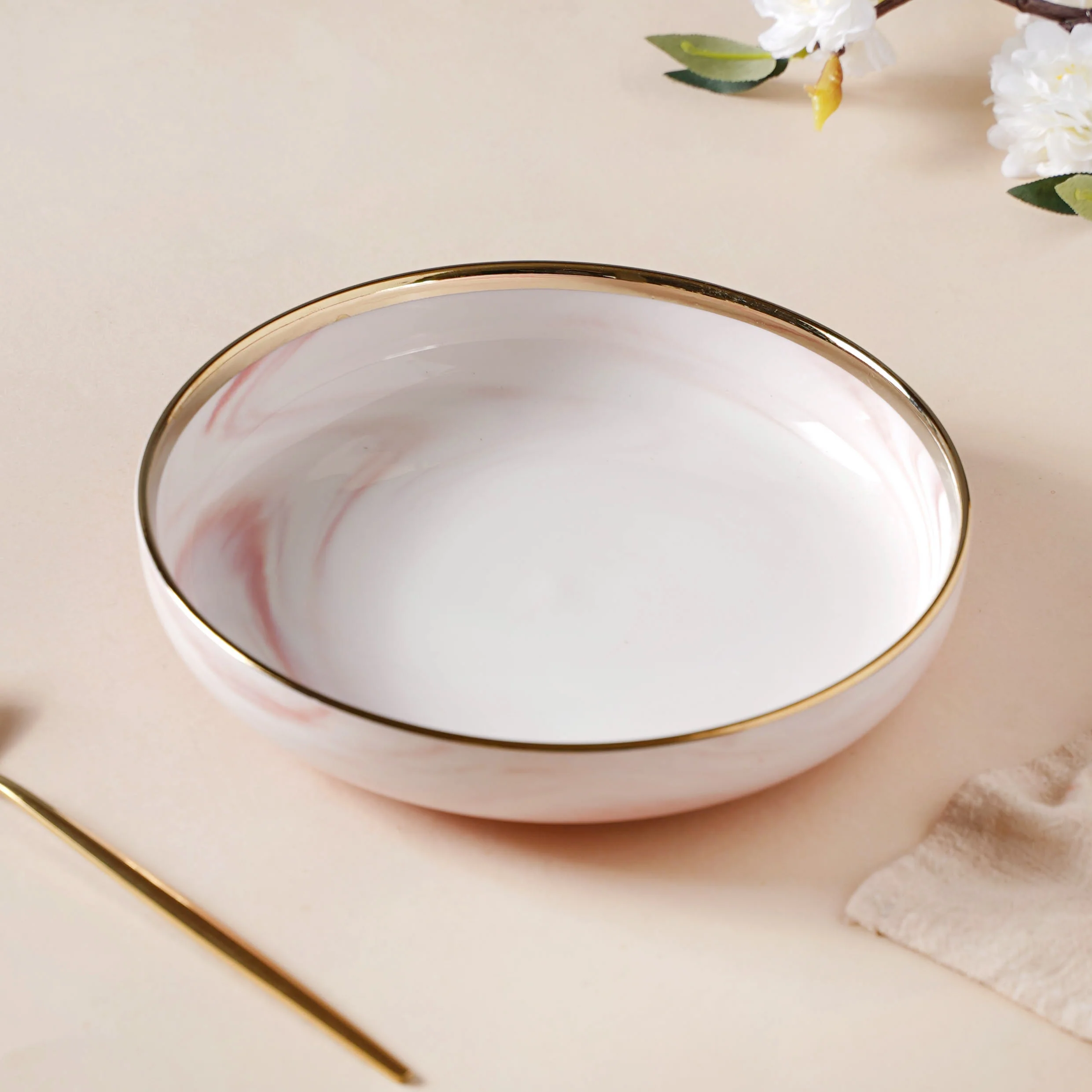 Pink Marble Deep Dish - Image 8