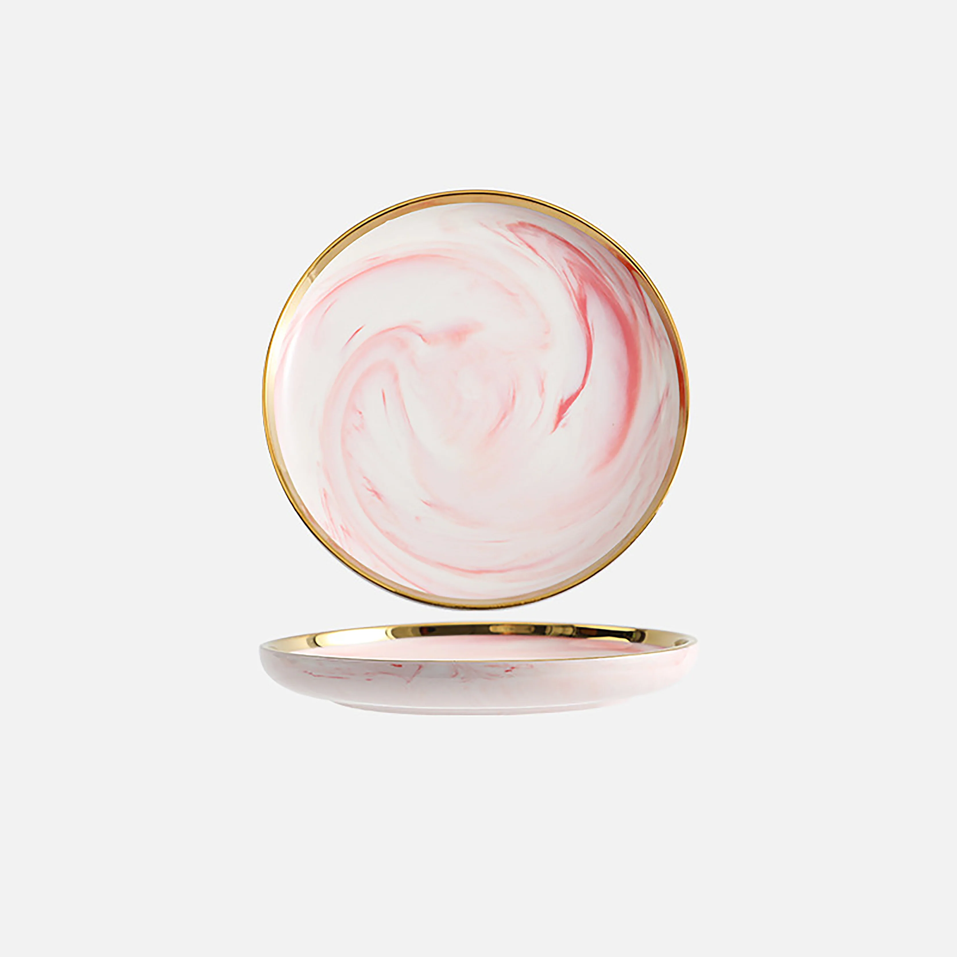 Pink Marble Salad Plate - Image 6