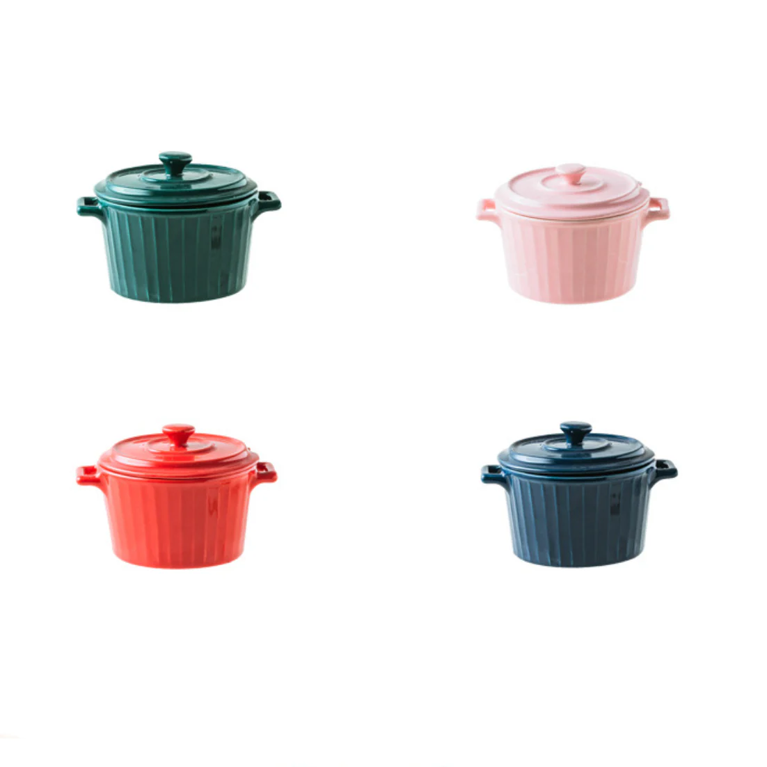 Pink Spice Jar Set With Tray - Image 7