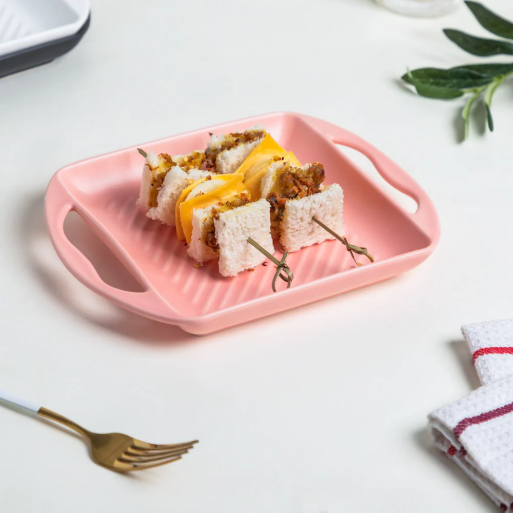 Pink Square Baking Tray Small