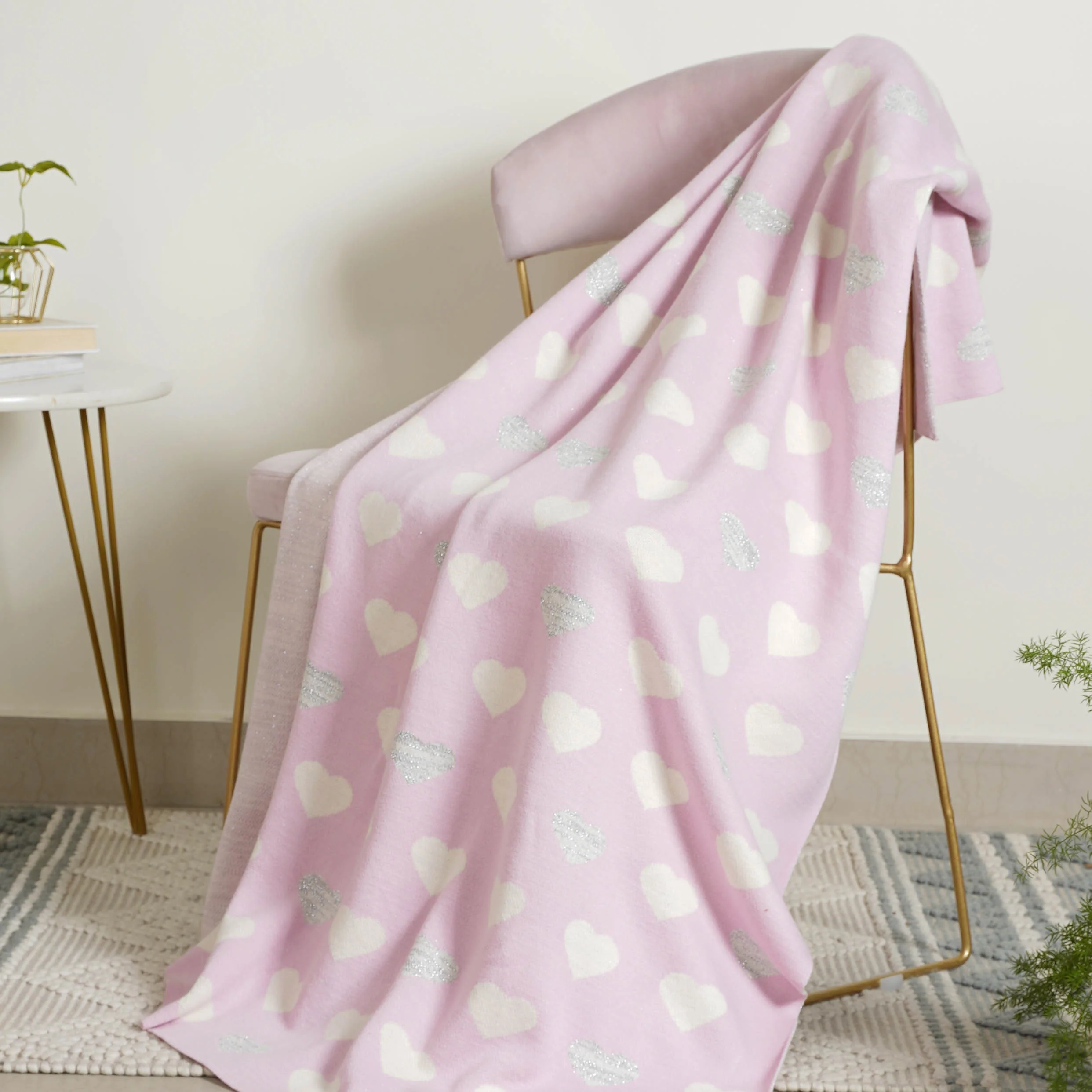 Pink Throw
