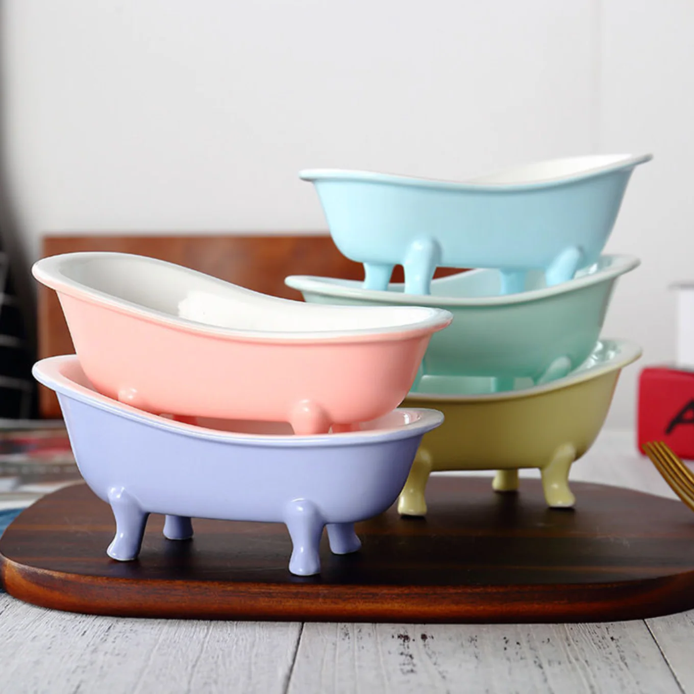 Pink Tub Ceramic Snack Bowl 200 ml - Image 7