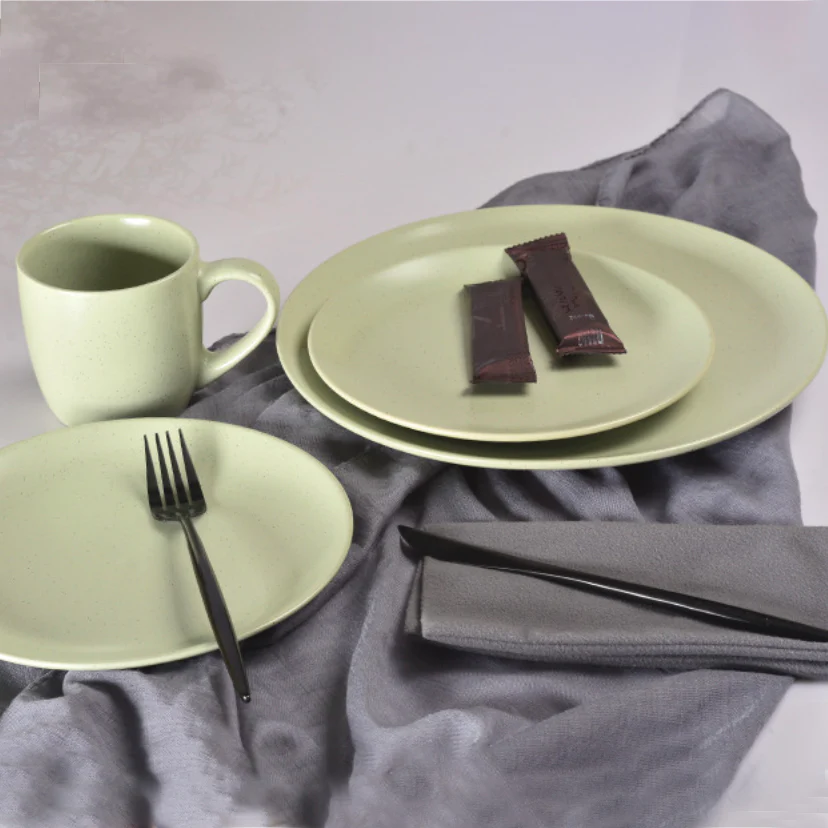 Pixie Glaze Snack Plate Green 8 Inch - Image 12