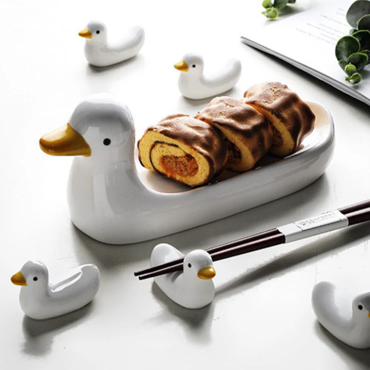 Platter With Chopstick Rest - Image 3
