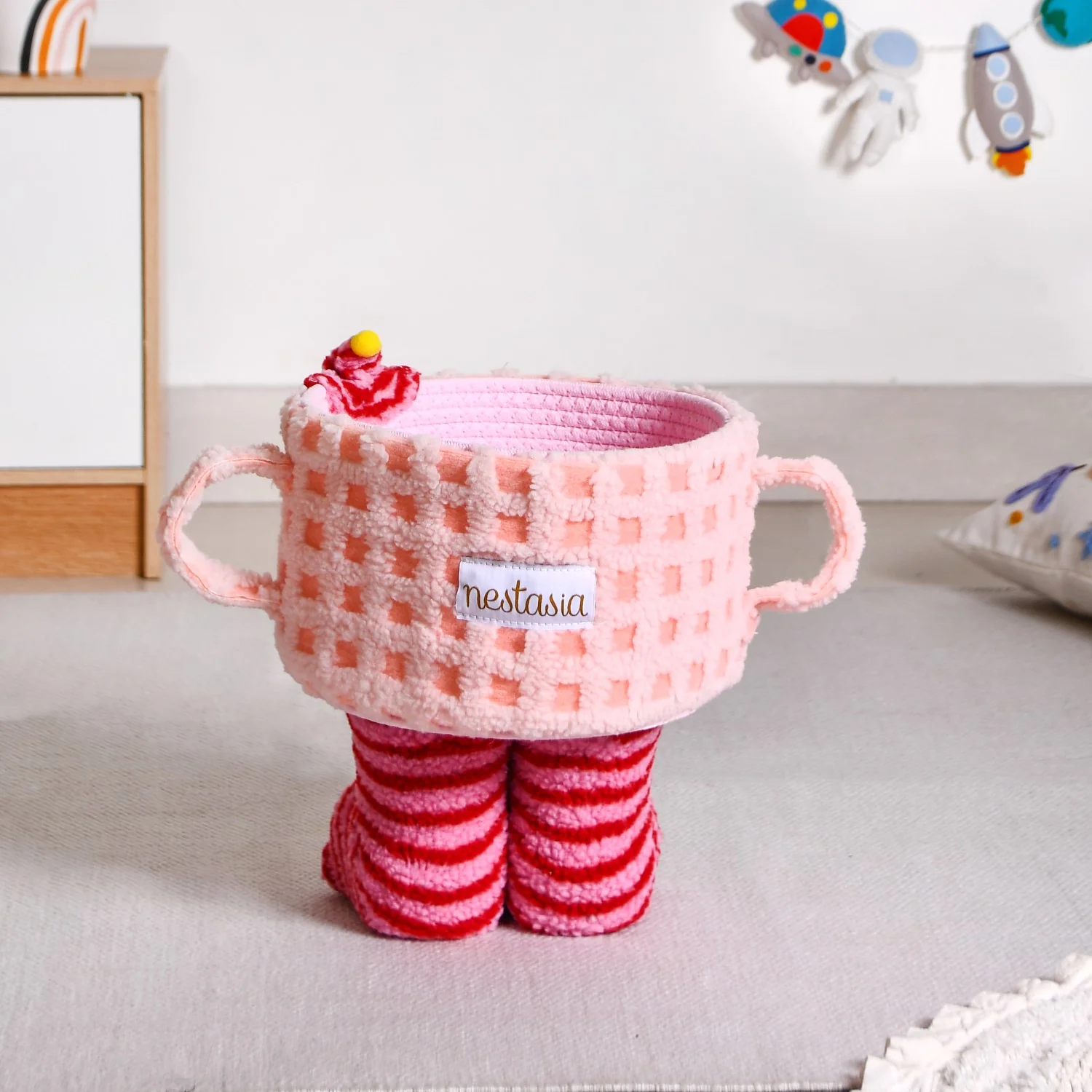 Playful Plush Storage Basket - Image 8