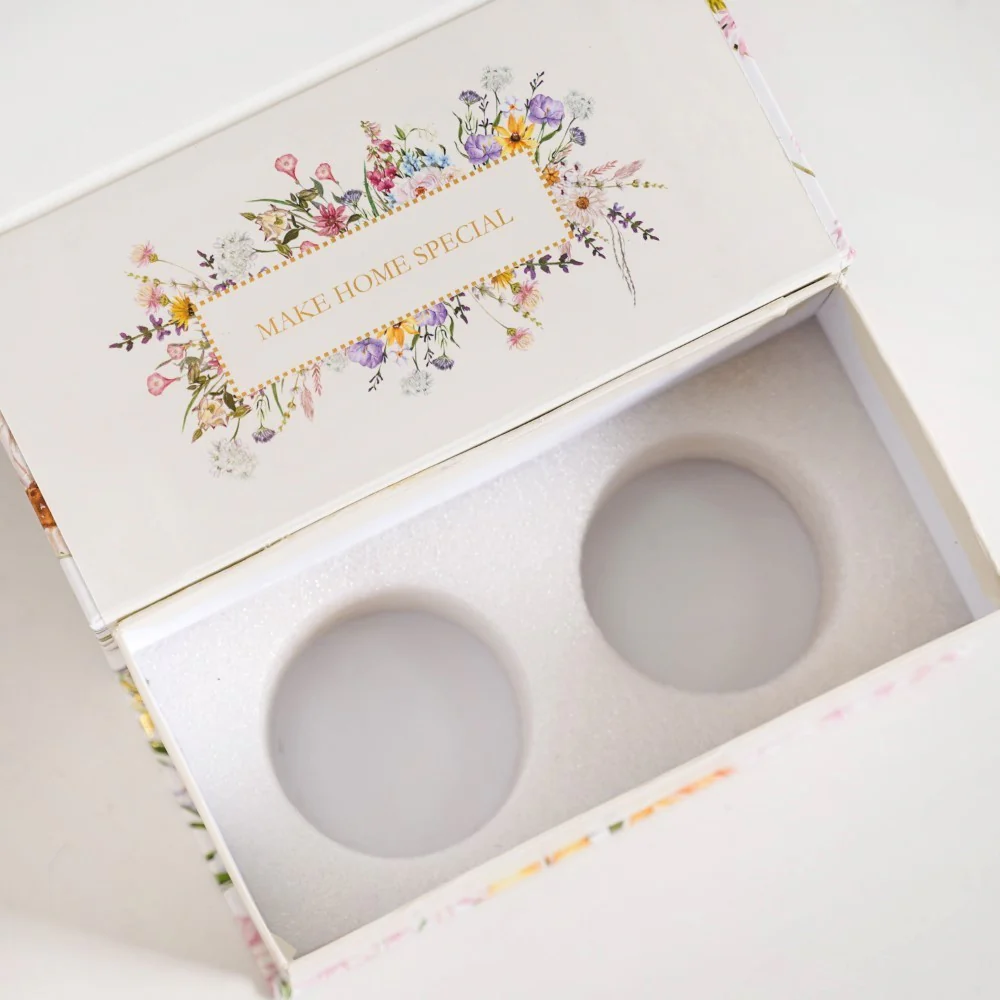 Plumeria Scented Candle Jar With Lid Set Of 2 - Image 7