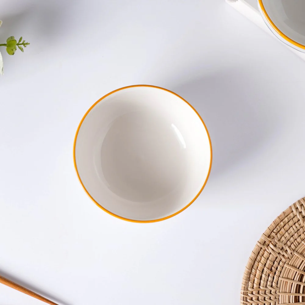 Polka Dot Ceramic Soup Bowl Nitori 250ml - Image 8