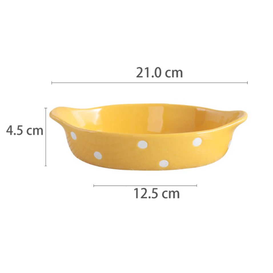 Polka Dots Dish 400 ml - Image 11
