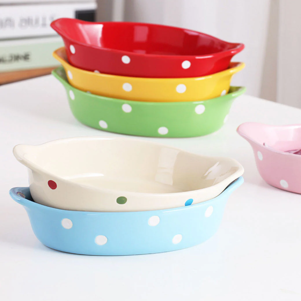 Polka Dots Dish 400 ml - Image 3