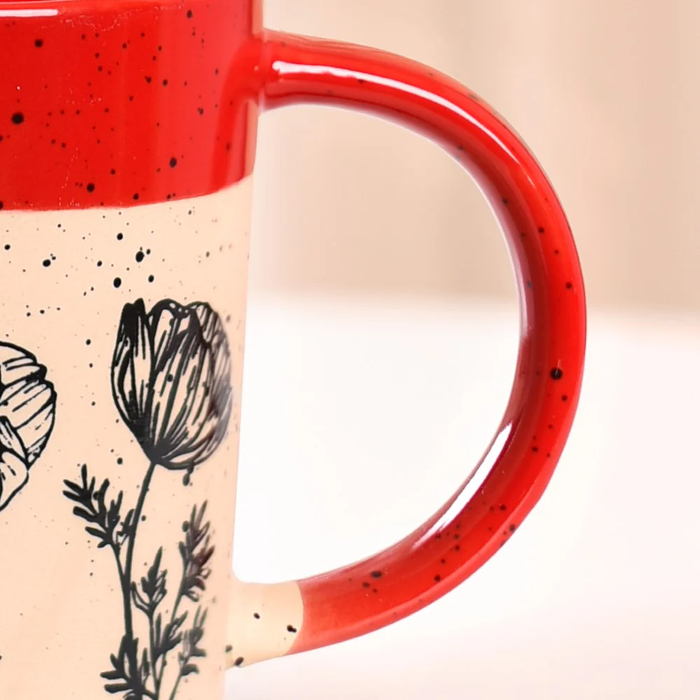 Poppy Grove Ceramic Coffee Mug Set Of 4 450ml - Image 10