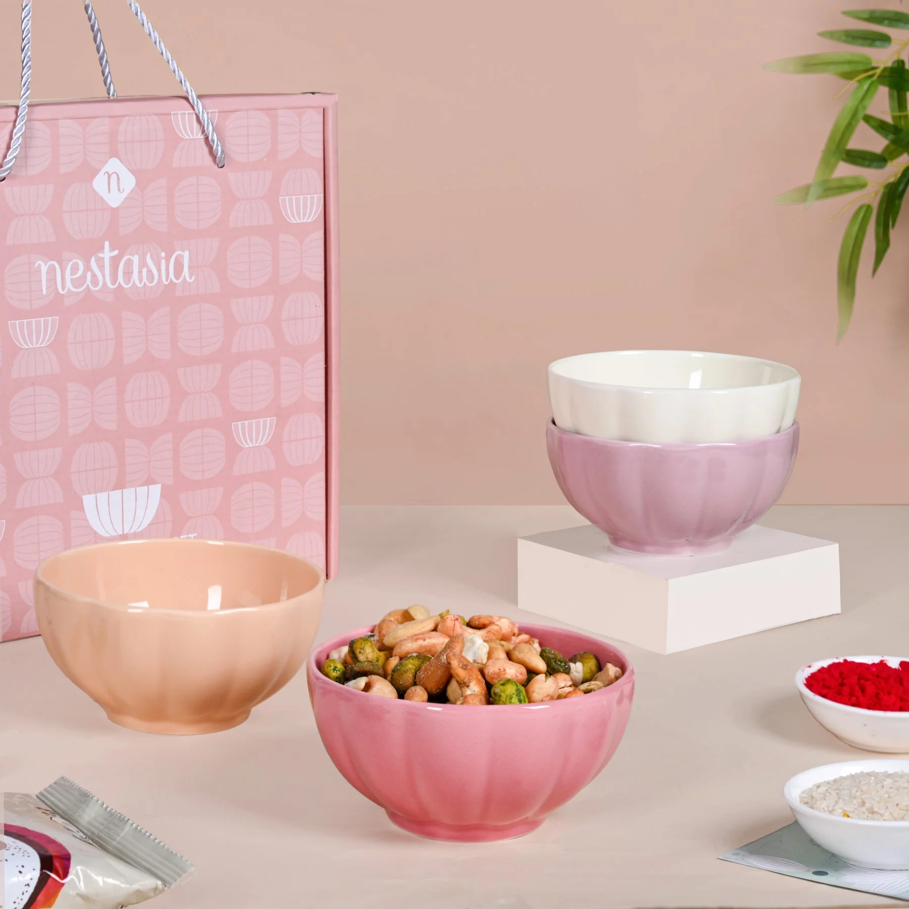 Pretty Pastel Rakhi Gift Hamper - Image 2