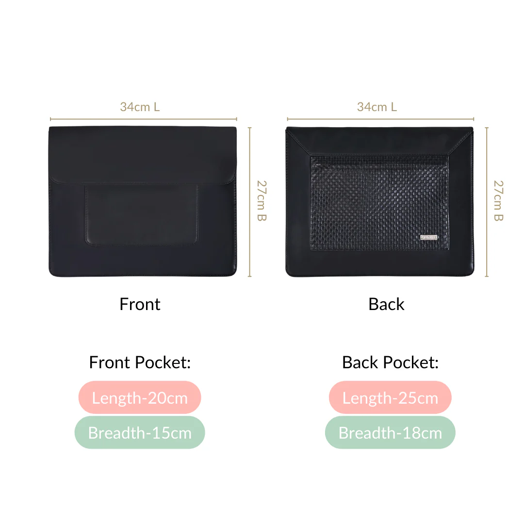Professional Folder With Two Zipper Pockets - Image 5