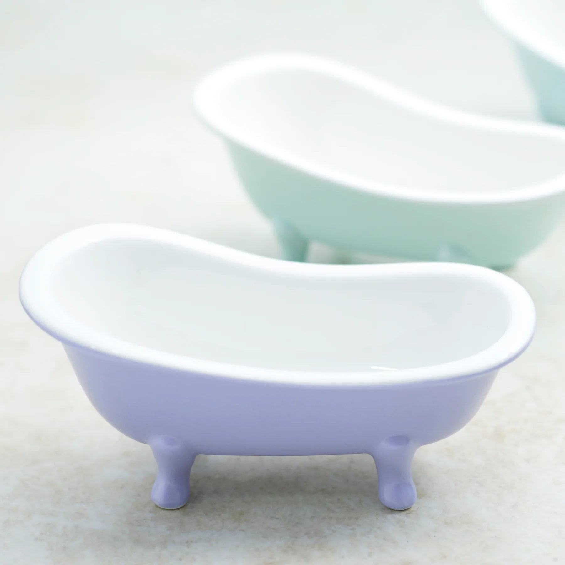 Purple Tub Ceramic Snack Bowl 200 ml - Image 2