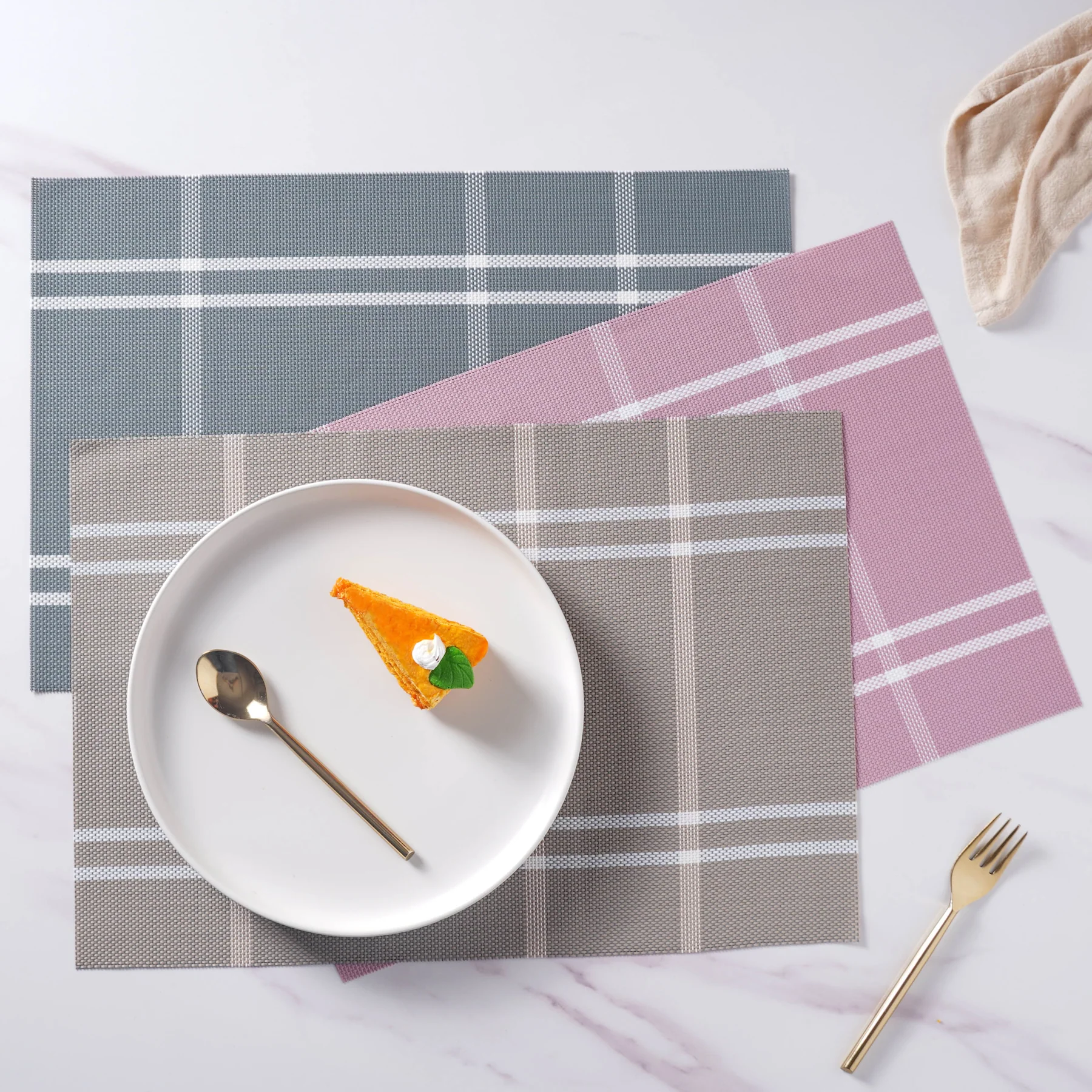 PVC Dining Table Mat Set Of 6