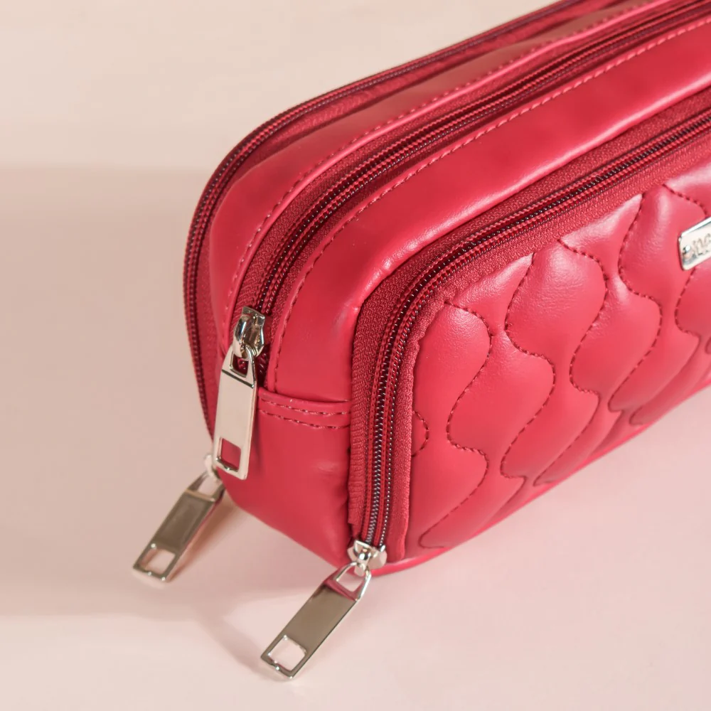 Multipurpose Stationery Bag Red - Image 9