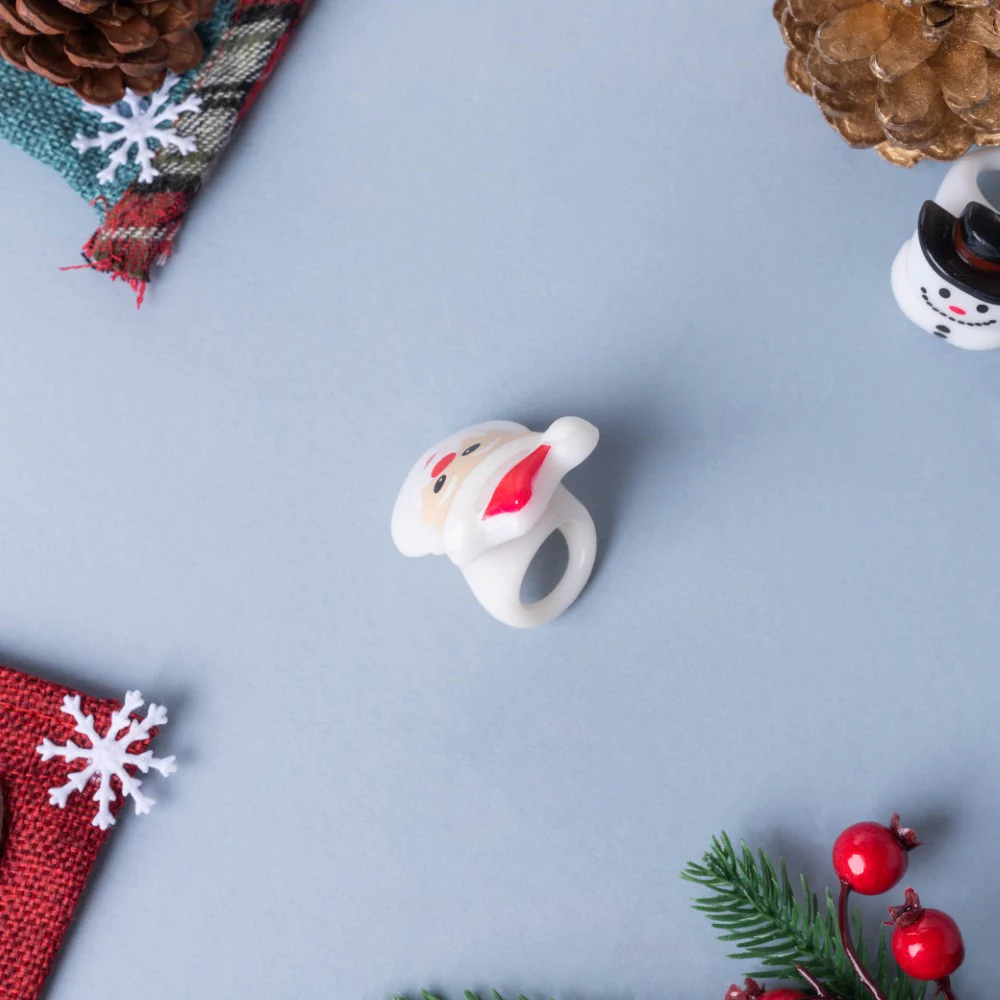Glow Santa Claus LED Ring - Image 5