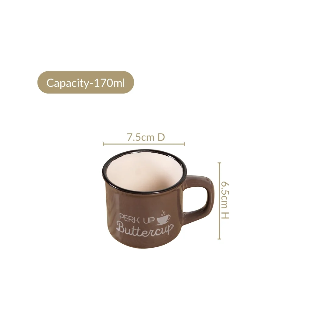 Quirky Quotes Coffee Mugs Set Of 4 170ml - Image 3