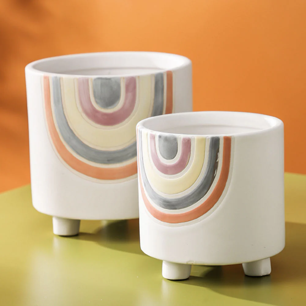 Rainbow Round Pot Large - Image 10