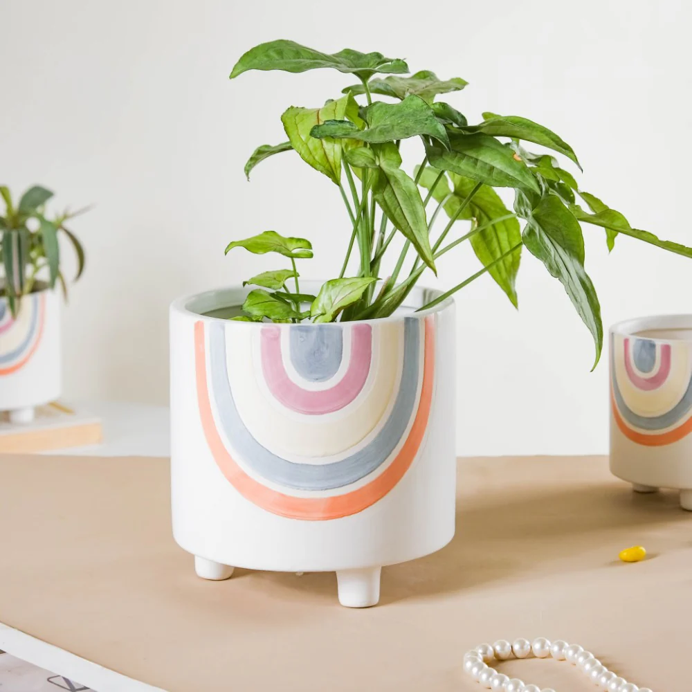 Rainbow Round Pot Large - Image 4
