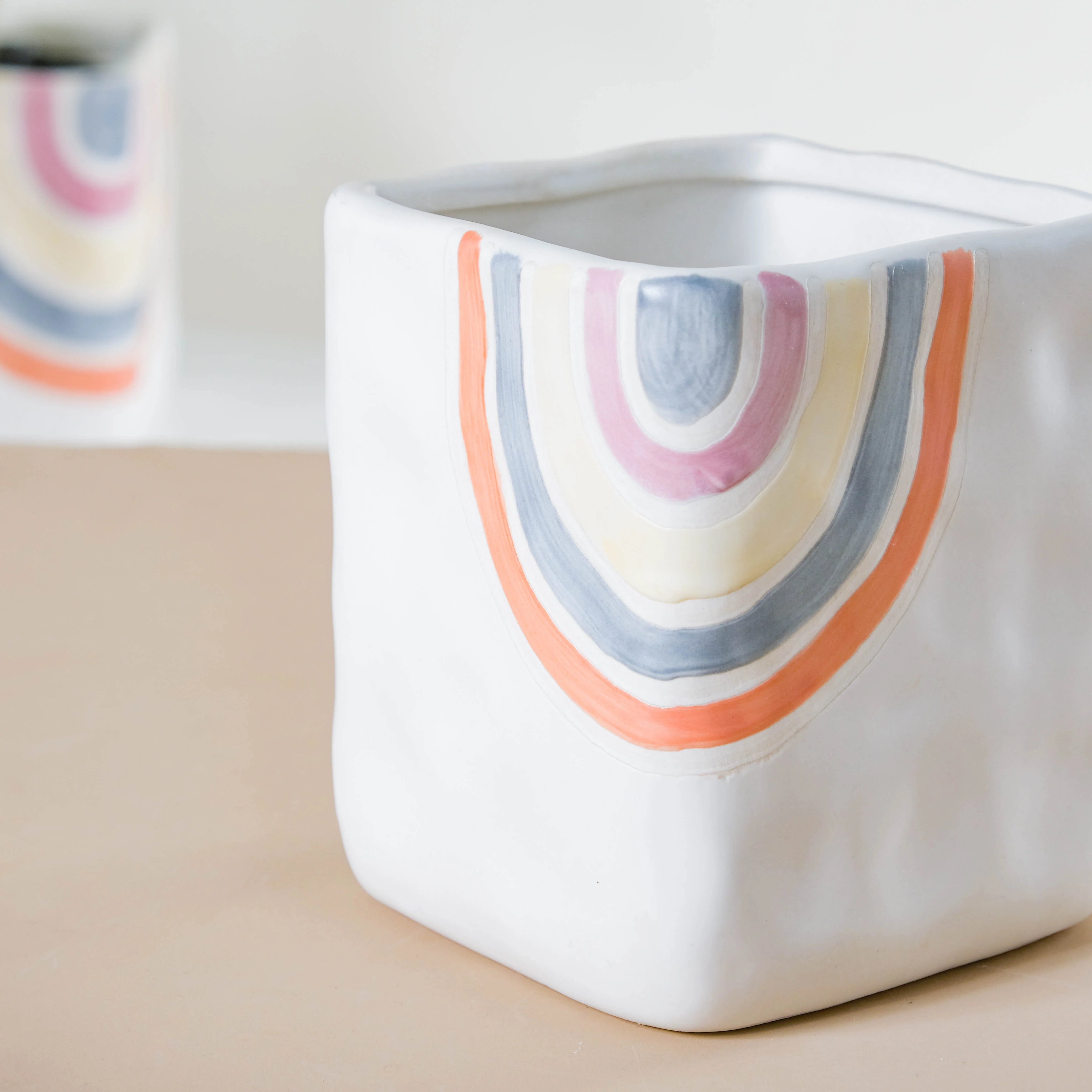 Rainbow Square Pot Small - Image 4