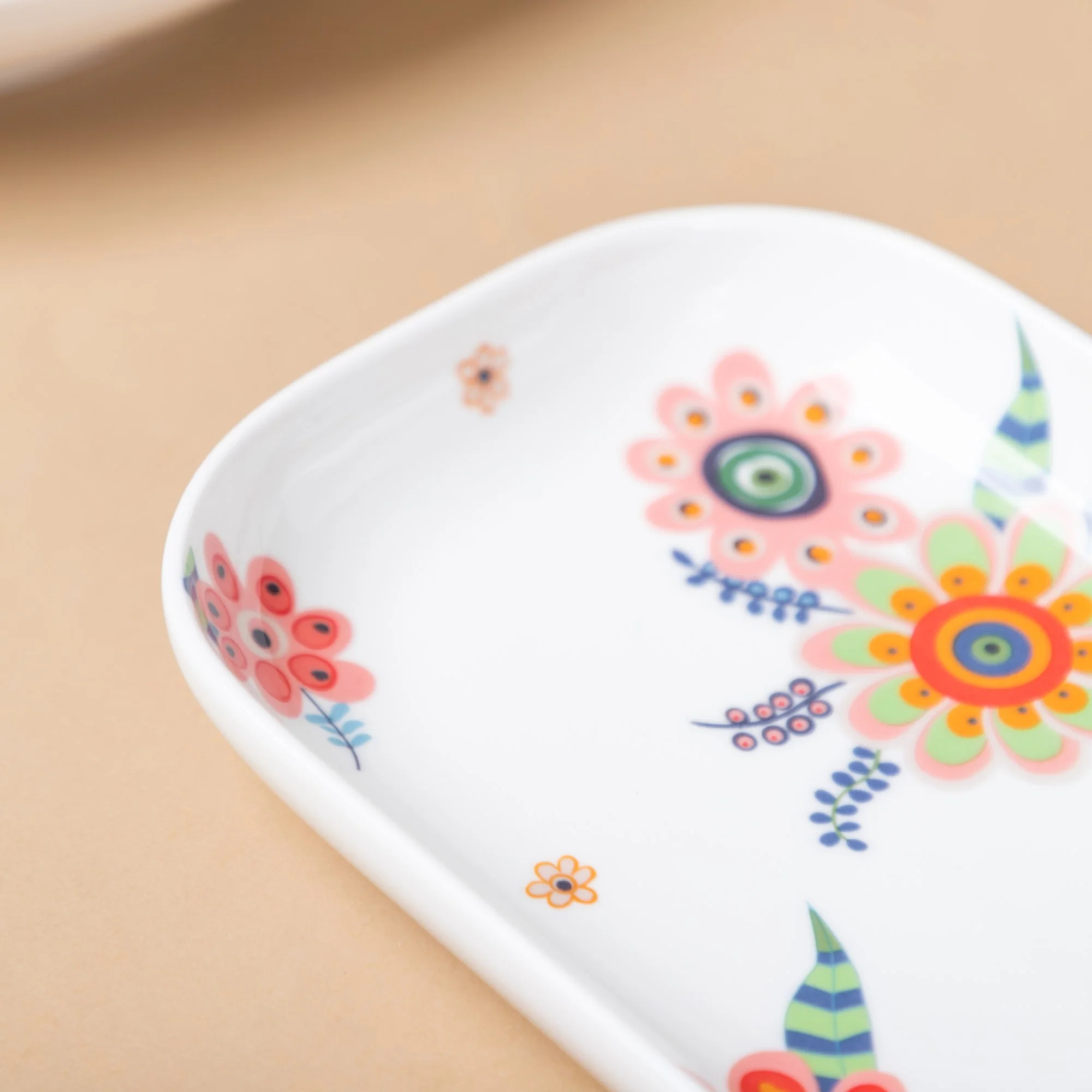 Rectangle Floral Plate - Image 5