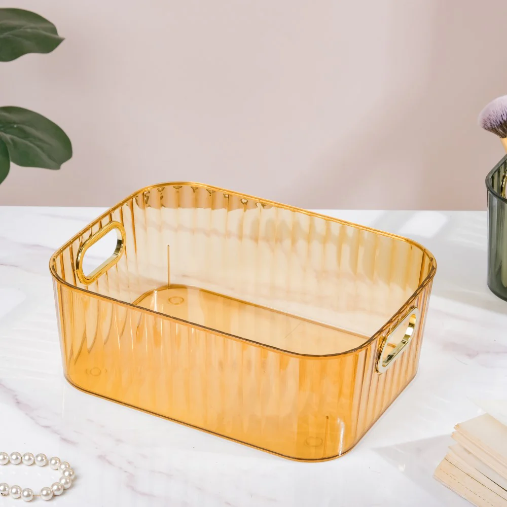 Ribbed Storage Organiser Amber 11 Inch - Image 5