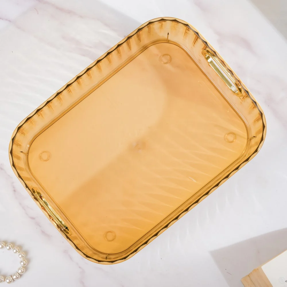 Ribbed Storage Organiser Amber 11 Inch - Image 7