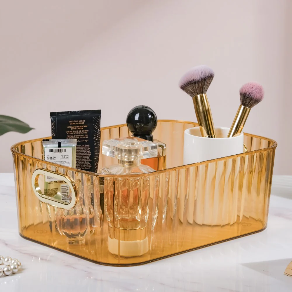 Ribbed Storage Organiser Amber 11 Inch - Image 9