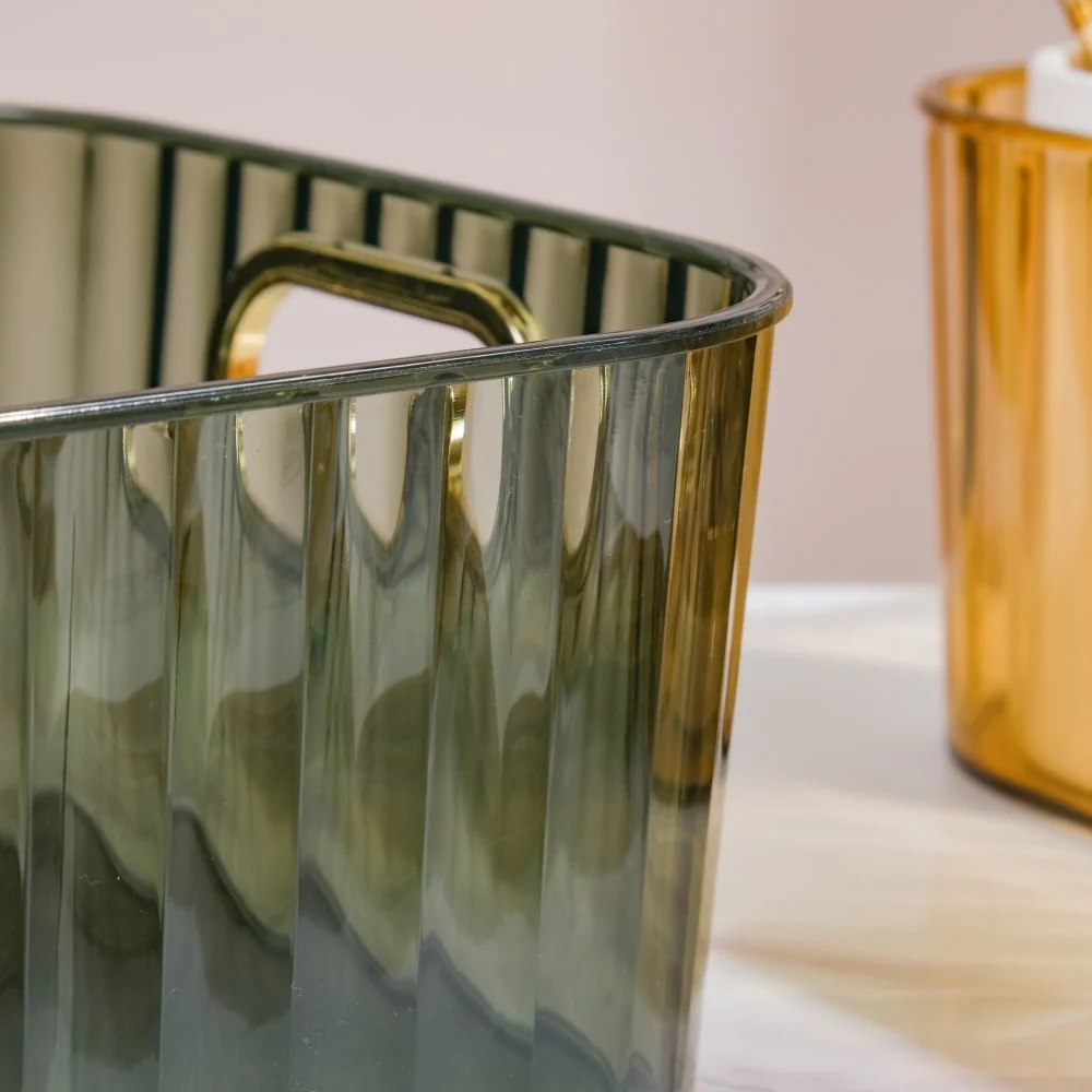 Ribbed Storage Organiser Green 11 Inch - Image 12