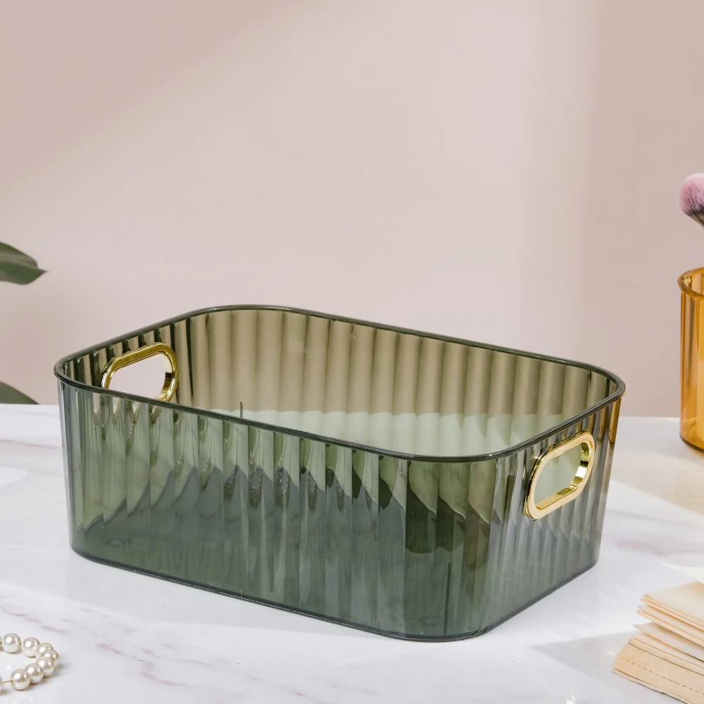 Ribbed Storage Organiser Green 11 Inch - Image 5