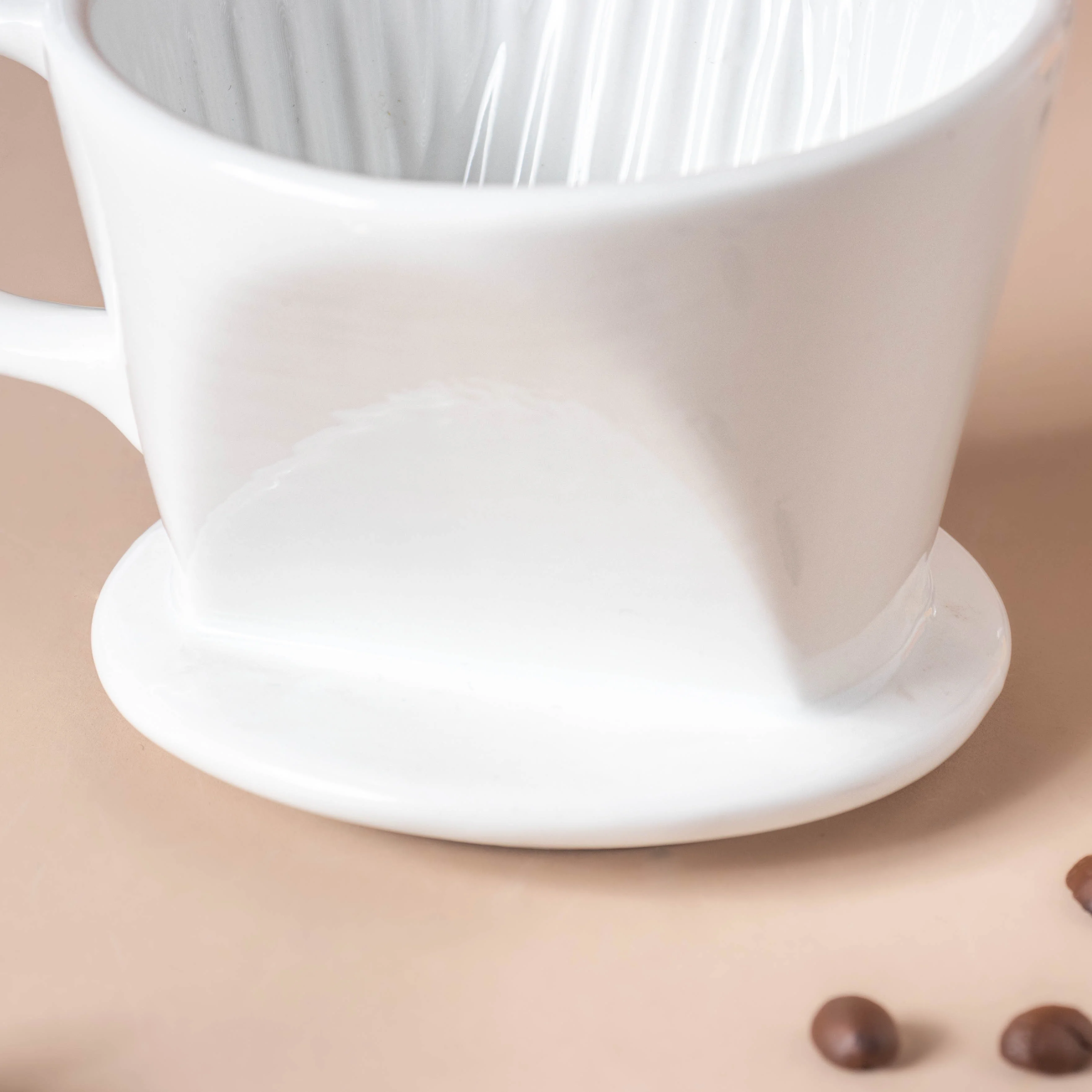 Riona Ceramic Coffee Filter White - Image 5