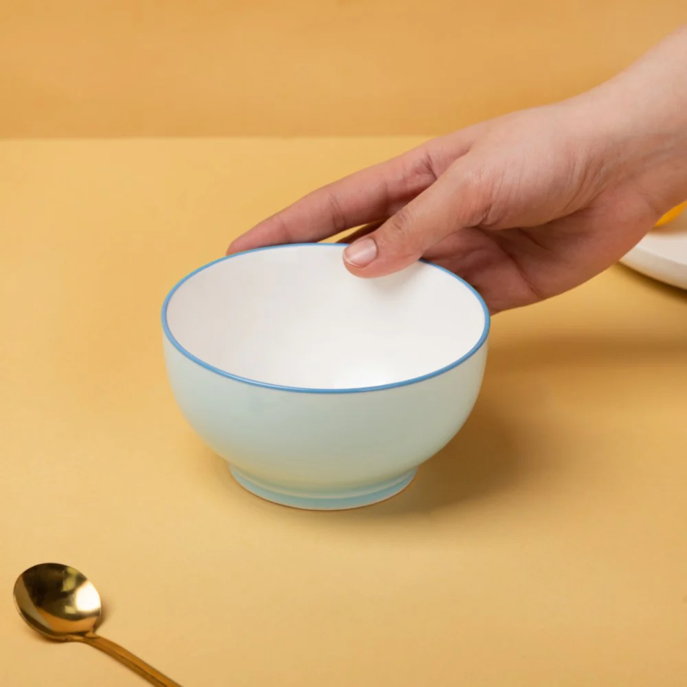 Riona Ceramic Side Bowl Blue 300 ml - Image 2