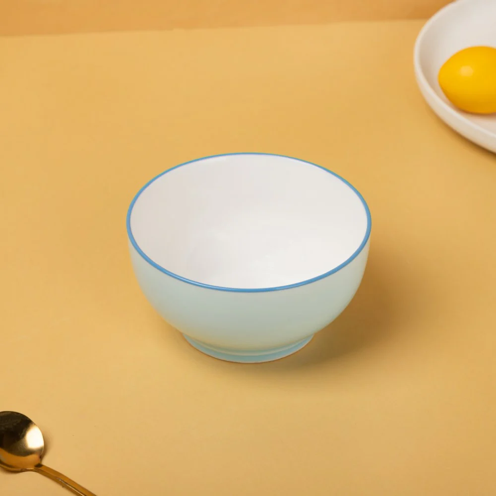 Riona Ceramic Side Bowl Blue 300 ml - Image 4