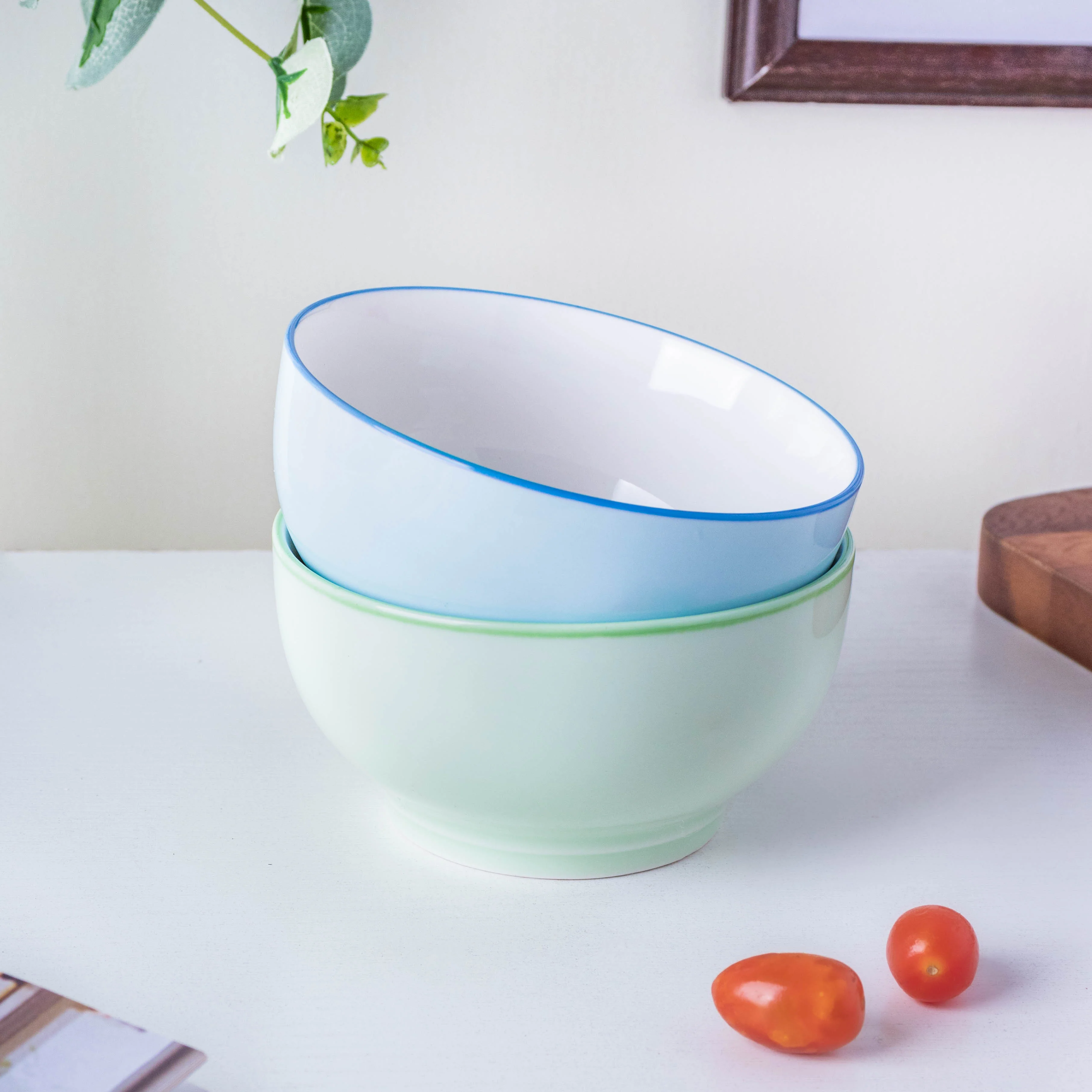 Riona Ceramic Side Bowl Mint Green 300 ml - Image 6