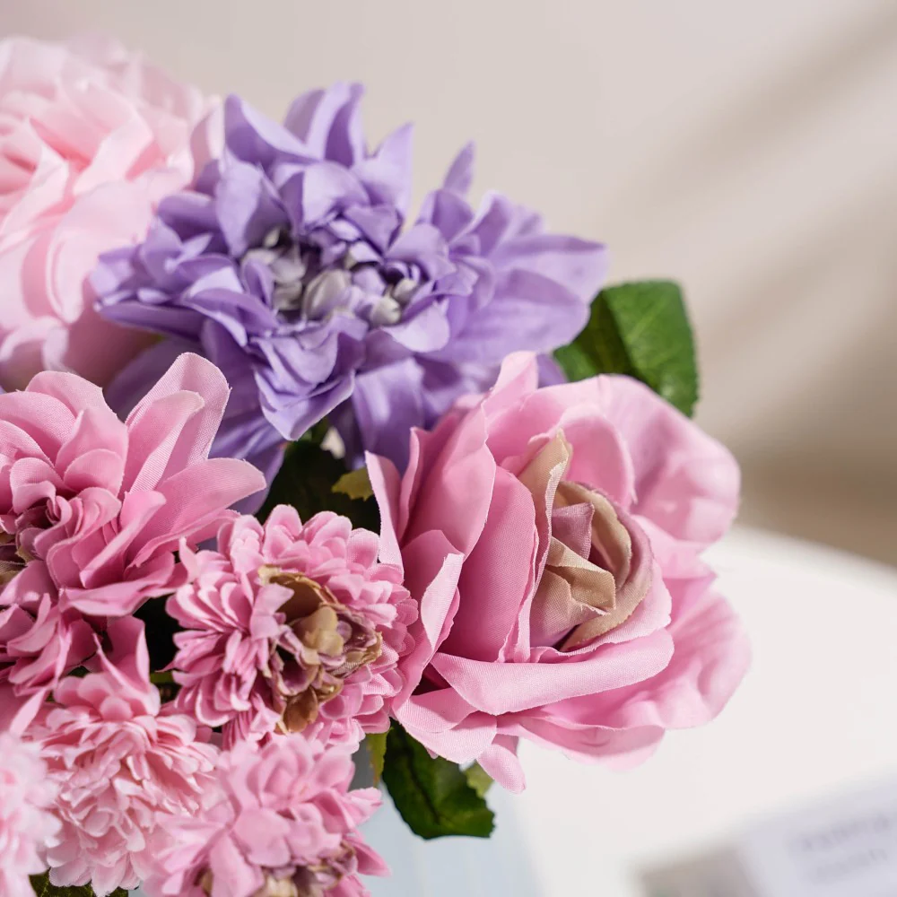 Rose Bouquet Pink And Purple - Image 7