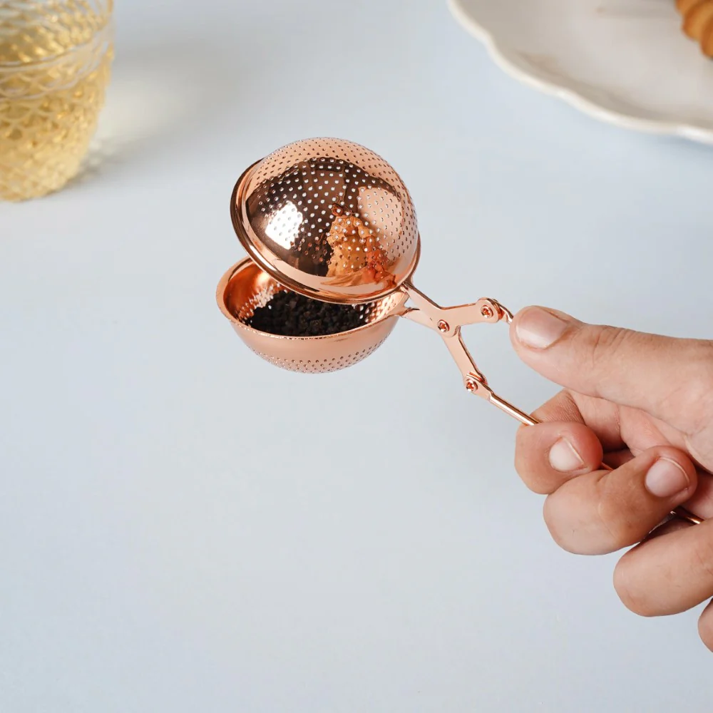 Rose Gold Tea Filter - Image 2